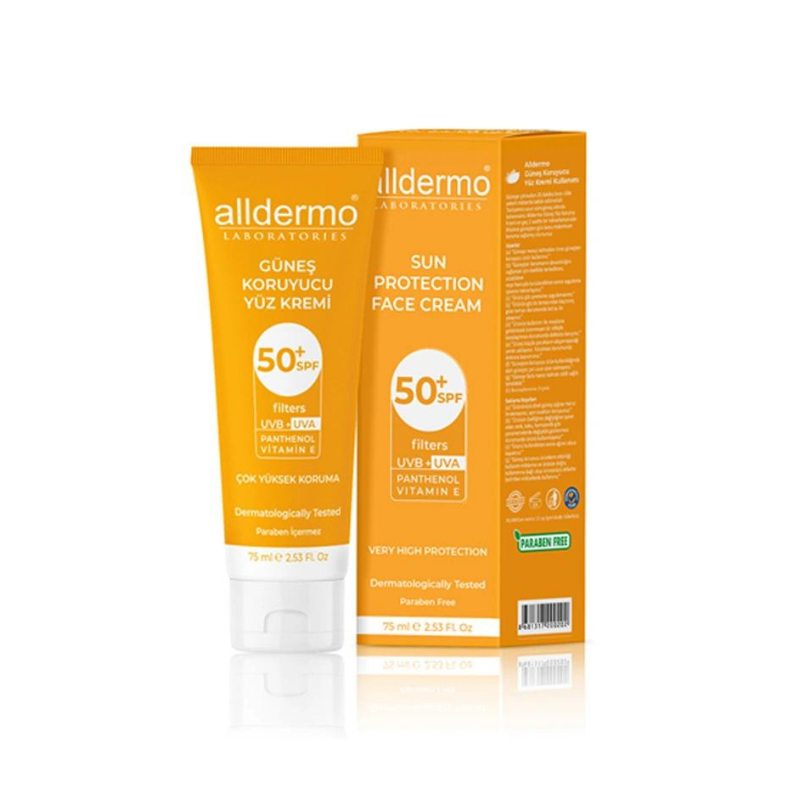 Alldermo Güneş Koruyucu Yüz Kremi SPF50 75 ml -1