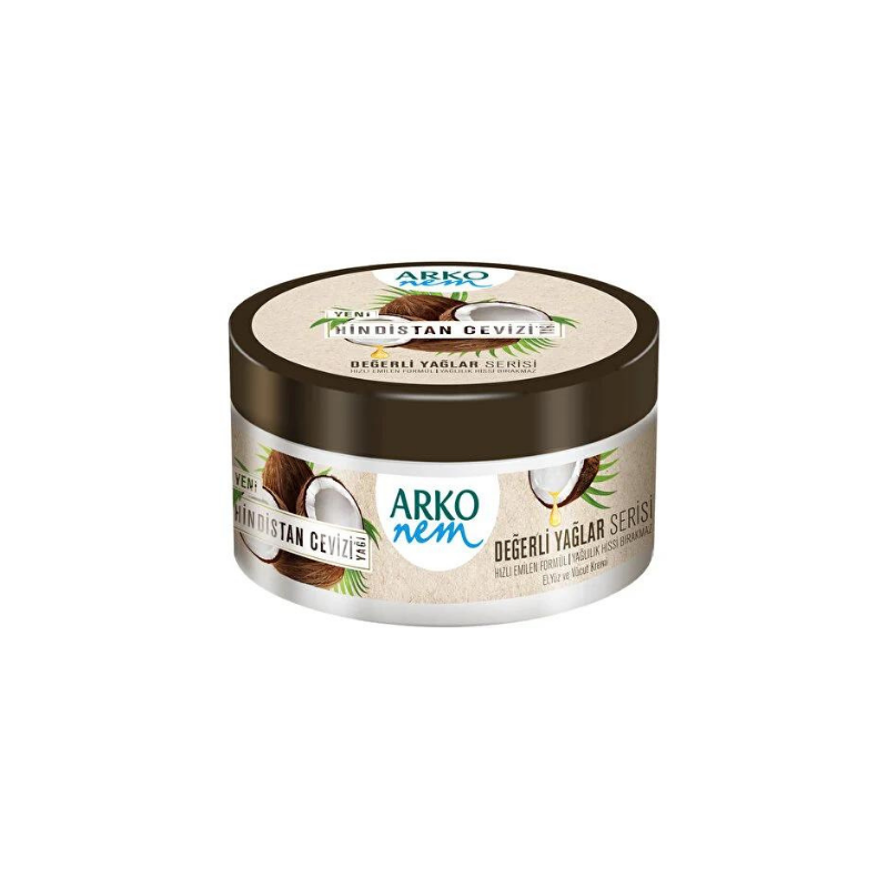 Arko Nem Değerli Yağlar Hindistan Cevizi Krem 250 ml -1