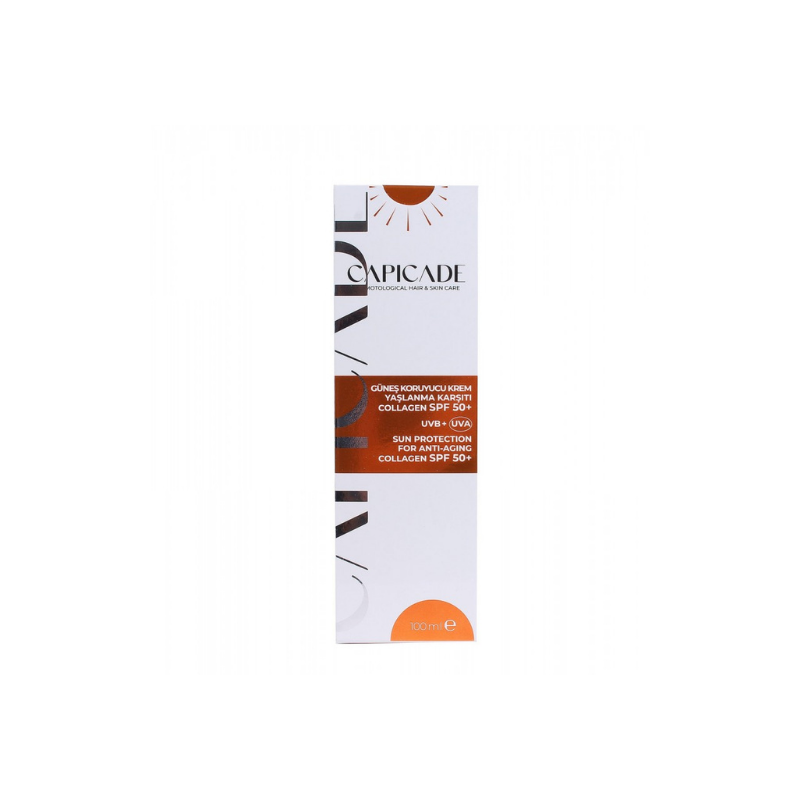 Capicade SPF50+ Güneş Koruyucu Krem 100 ml -Yaşlanma Karşıtı -1