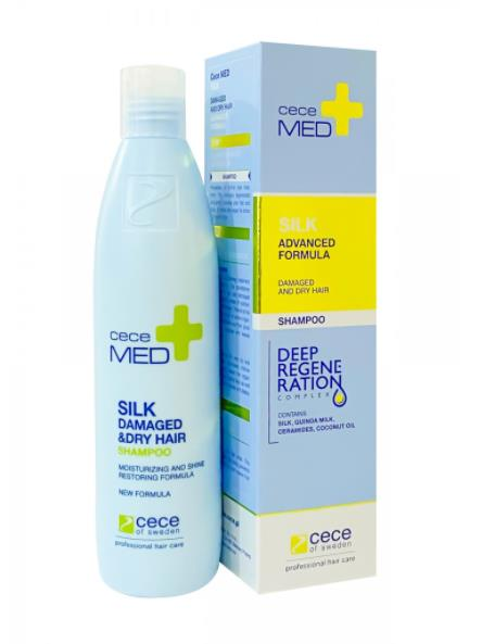 CeceMed Silk Damaged Kuru ve Hasarlı Saçlar İçin Şampuan 300ml -1