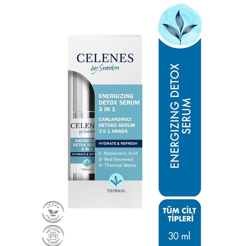 Celenes 3 ü 1 Arada Canlandırıcı Detoks Serum 30 ml -1