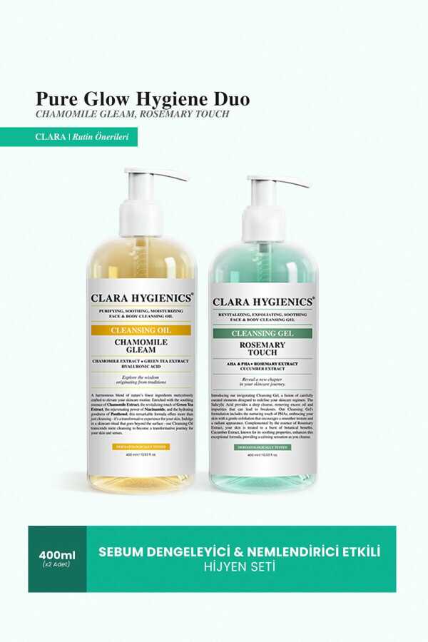 Clara Hygienics Yüz Ve Vücut Günlük Hijyen Seti -1
