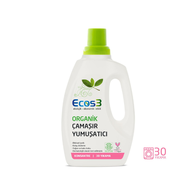 Ecos3 Organik Konsantre Çamaşır Yumuşatıcı 750 ml -1
