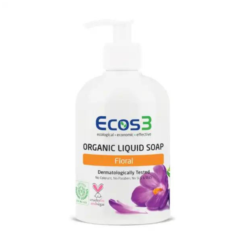 Ecos3 Organik Sıvı Sabun Floral 500 ml -1