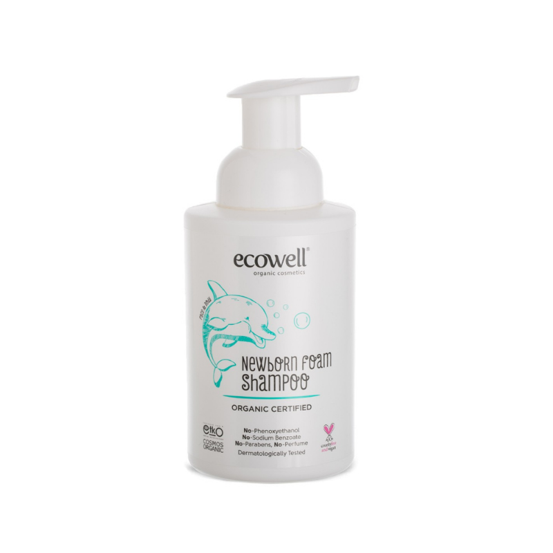 Ecowell Organik Yenıdoğan Köpük Şampuan 300 ml -1