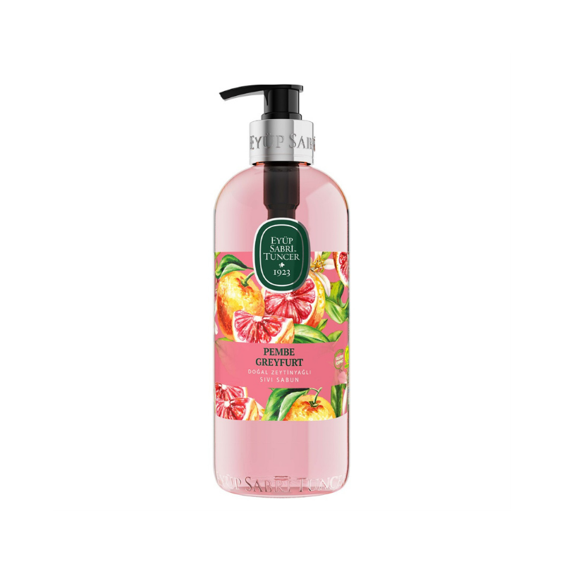 Eyüp Sabri Tuncer Pembe Greyfurt Doğal Zeytinyağlı Sıvı Sabun 500 ml -1