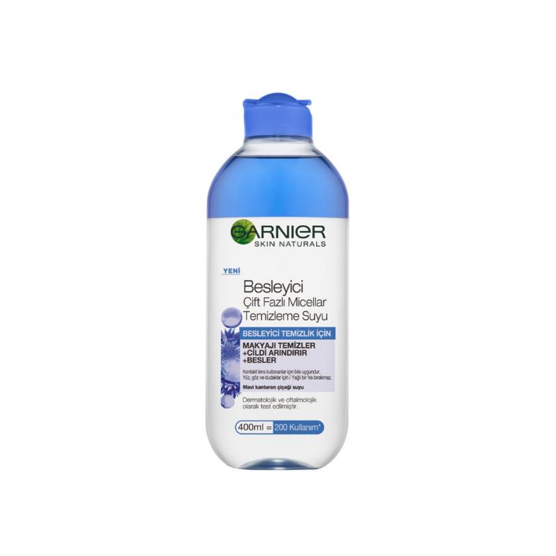 Garnier Besleyici Çift Fazlı Micellar Temizleme Suyu 400 ml -1