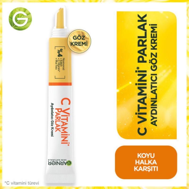 Garnier C Vitamini Parlak Aydınlatıcı Göz Kremi 15 ml -1