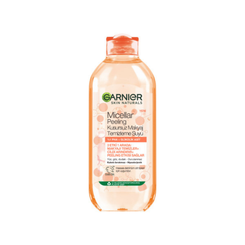 Garnier Micellar Peeling Kusursuz Makyaj Temizleme Suyu 400 ml -1