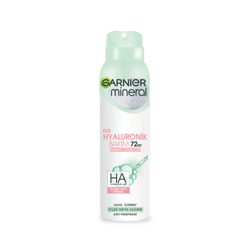 Garnier Mineral Hyaluronik Bakım Sprey Deodorant 150 ml -1