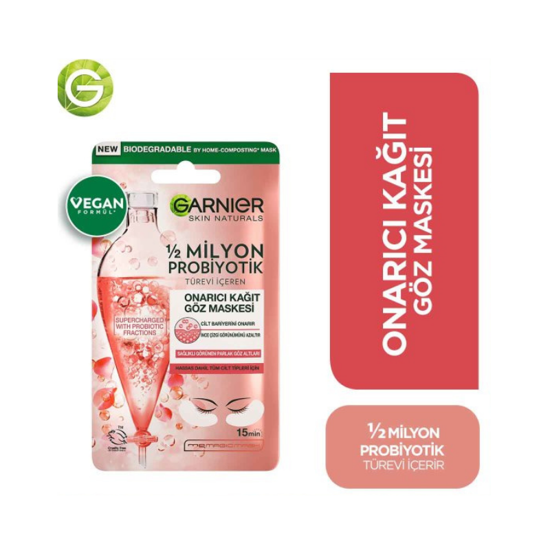 Garnier Probiyotik Türevi Içeren Onarıcı Kağıt Göz Maskesi -1