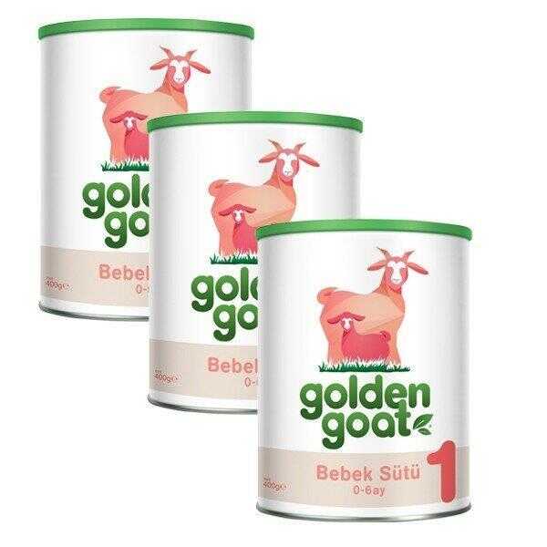 Golden Goat 1 Keçi Bebek Sütü 400 gr x 3 Adet -1