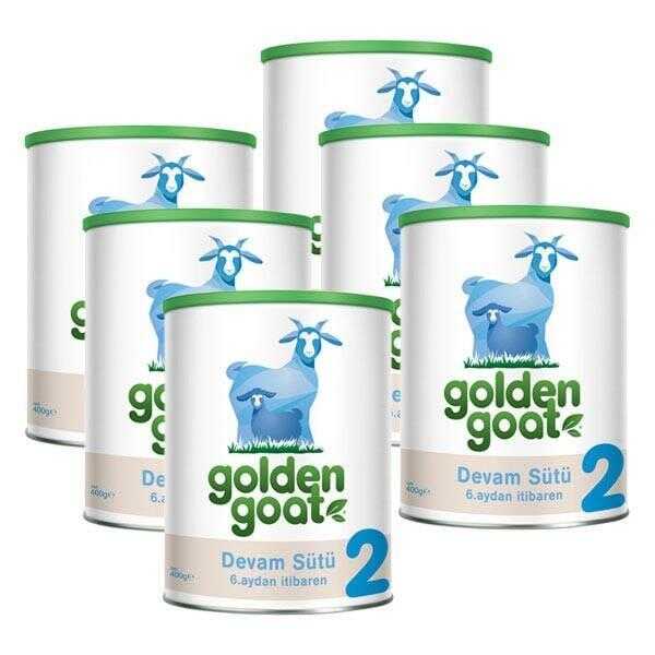 Golden Goat 2 Keçi Devam Sütü 400 gr x 6 Adet -1
