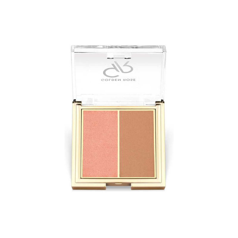 Golden Rose Iconic Blush Duo - 01 Rose&Nude -1