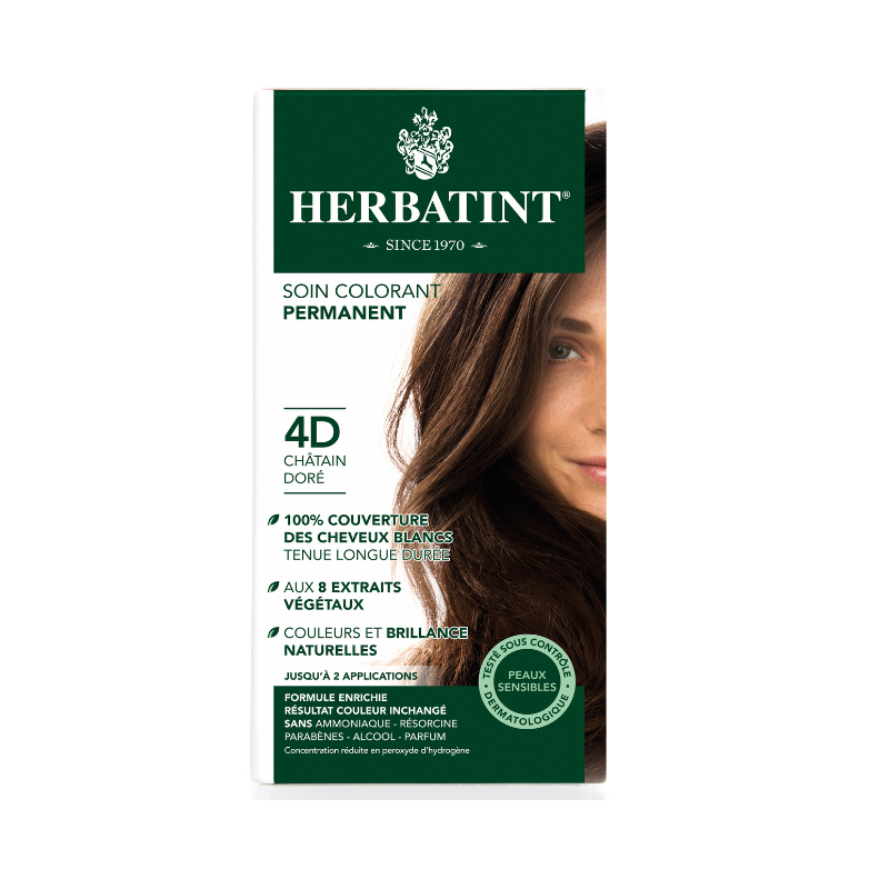 Herbatint Saç Boyası 4D Chatain Dore - Golden Chestnut -1