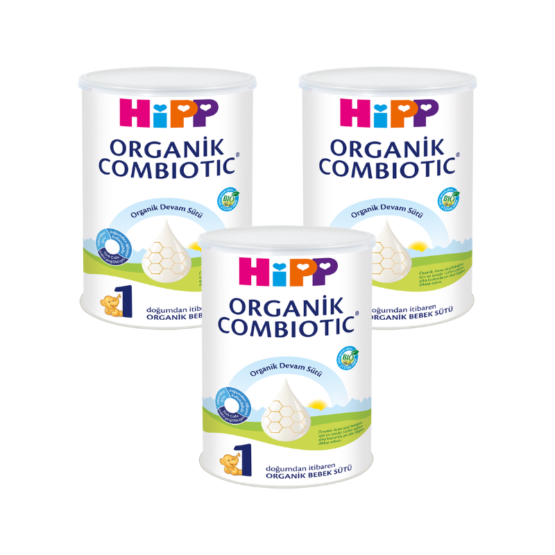Hipp 1 Organik Combiotic Bebek Sütü 350 Gr 3'lü Paket -1