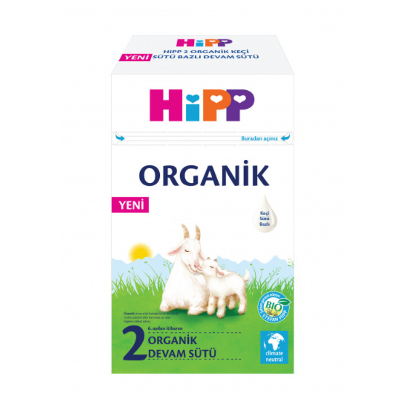 Hipp 2 Organik Keçi Sütü Bazlı Bebek Sütü 400 gr -1