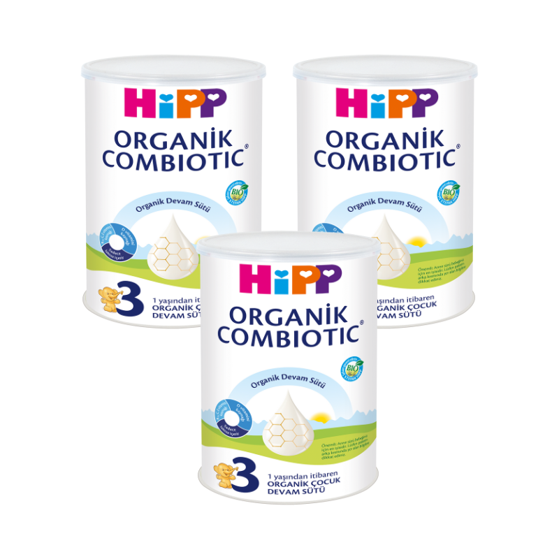 Hipp 3 Organik Combiotic Devam Sütü 350 Gr 3 Adet -1