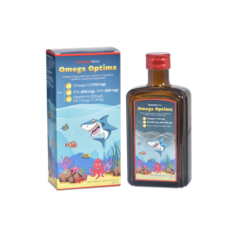 Imuneks Farma Omega Optima Karışık Meyve Aromalı Şurup 250 ml -1