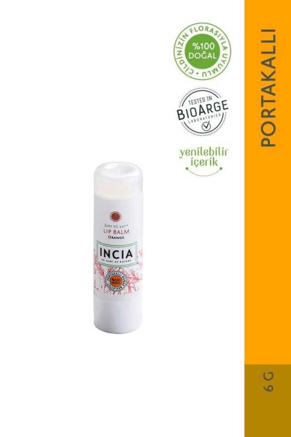 Incia Doğal Portakallı Dudak Besleyici 6 gr -1