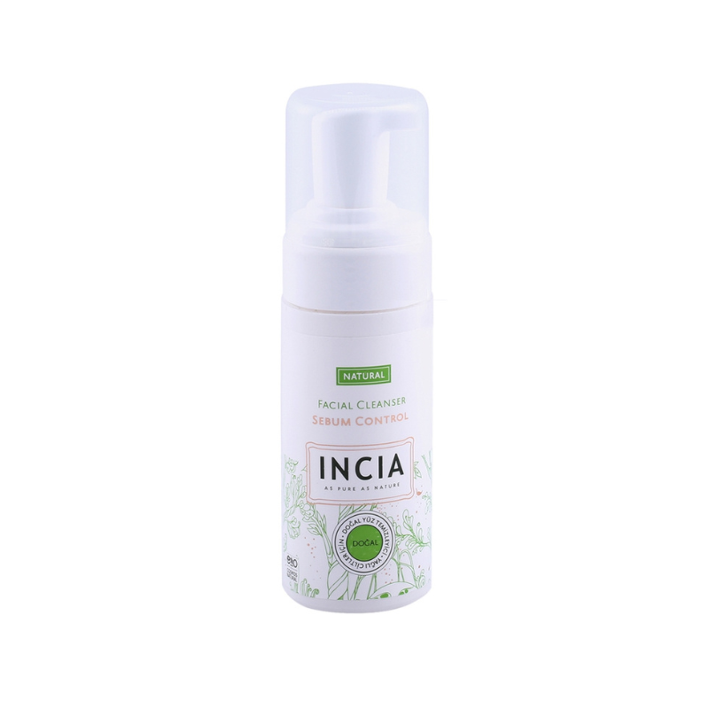 Incia Doğal Yağlı Ciltler Için Yüz Temizleme Köpüğü 125 ml -1