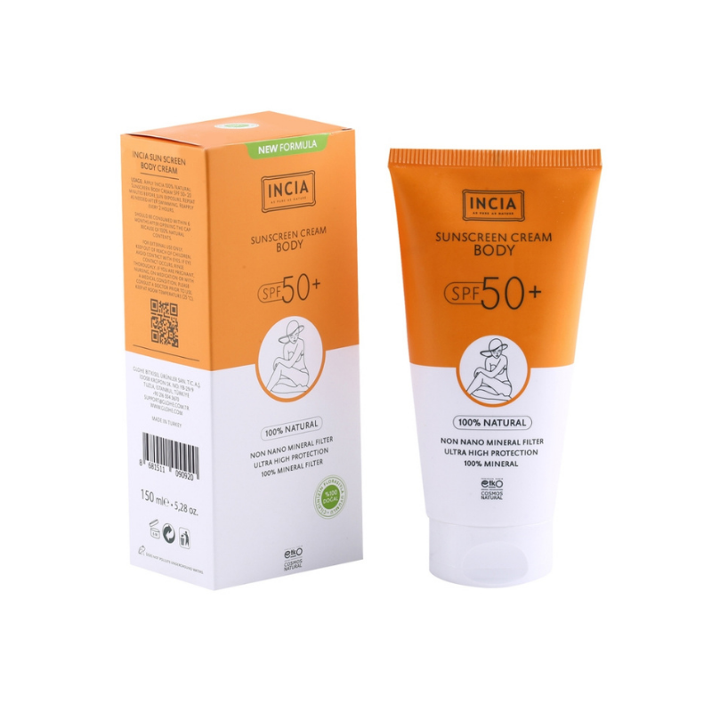 Incia Yüz ve Vücut Için Güneş Koruyucu Spf 50+ 150 ml -1