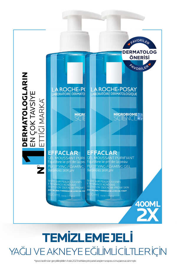 La Roche Posay Effaclar 400 ml x 2 Adet -1