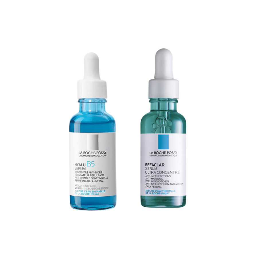 La Roche Posay Effaclar Peeling Etkili ve Hyaluı B5 Serum Set -1