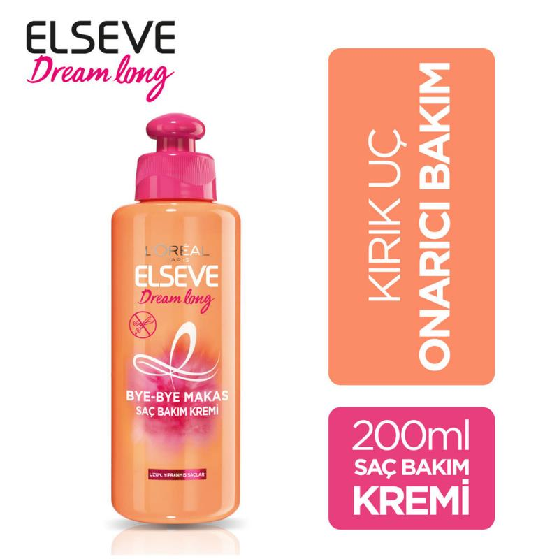 Loreal Elseve Dream Long Bye-Bye Makas Saç Bakım Kremi 200 ml -1