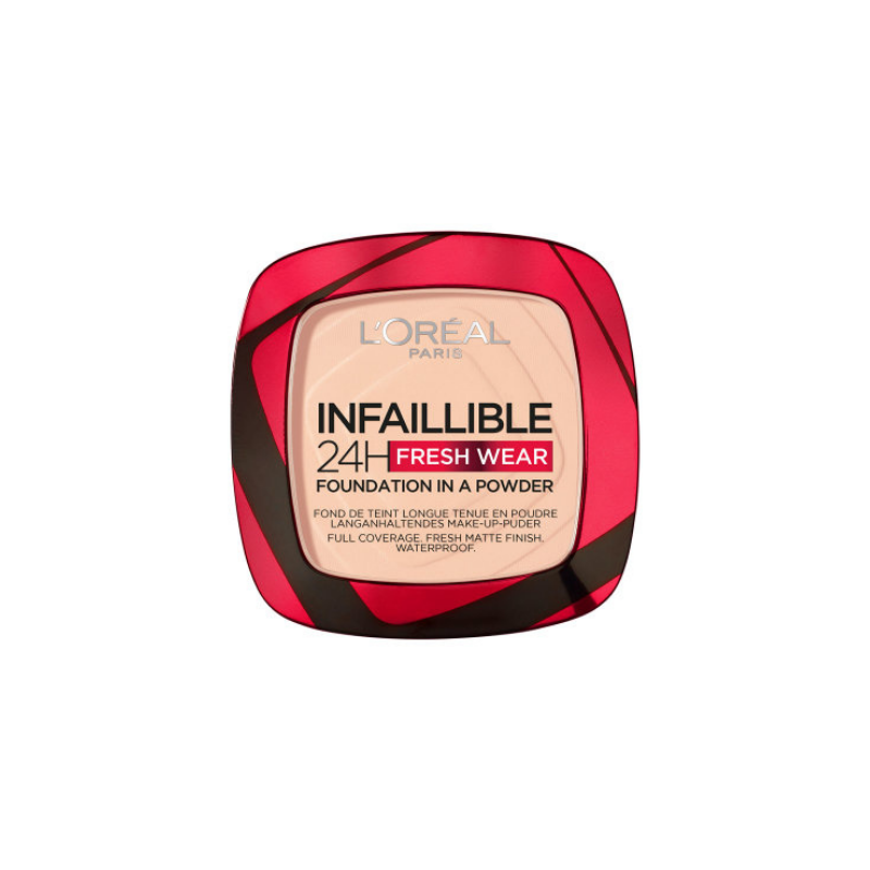 Loreal Paris Infaillible 24H Fresh Wear Pudra Fondöten - 180 Rose Sand -1