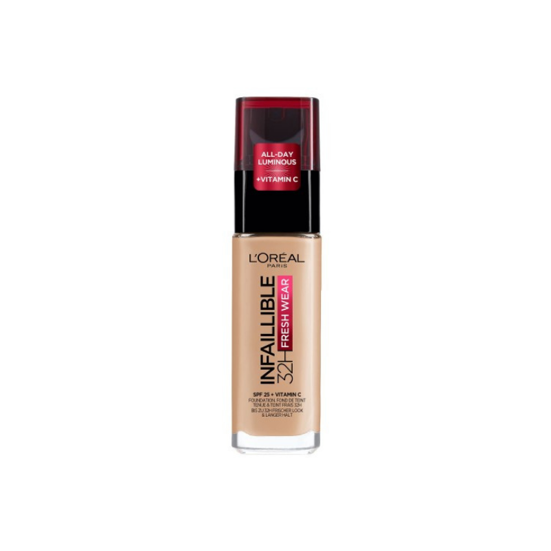 Loreal Paris Infaillible 32H Fresh Wear C Vitaminli Fondöten - 145 Rose Beige -1