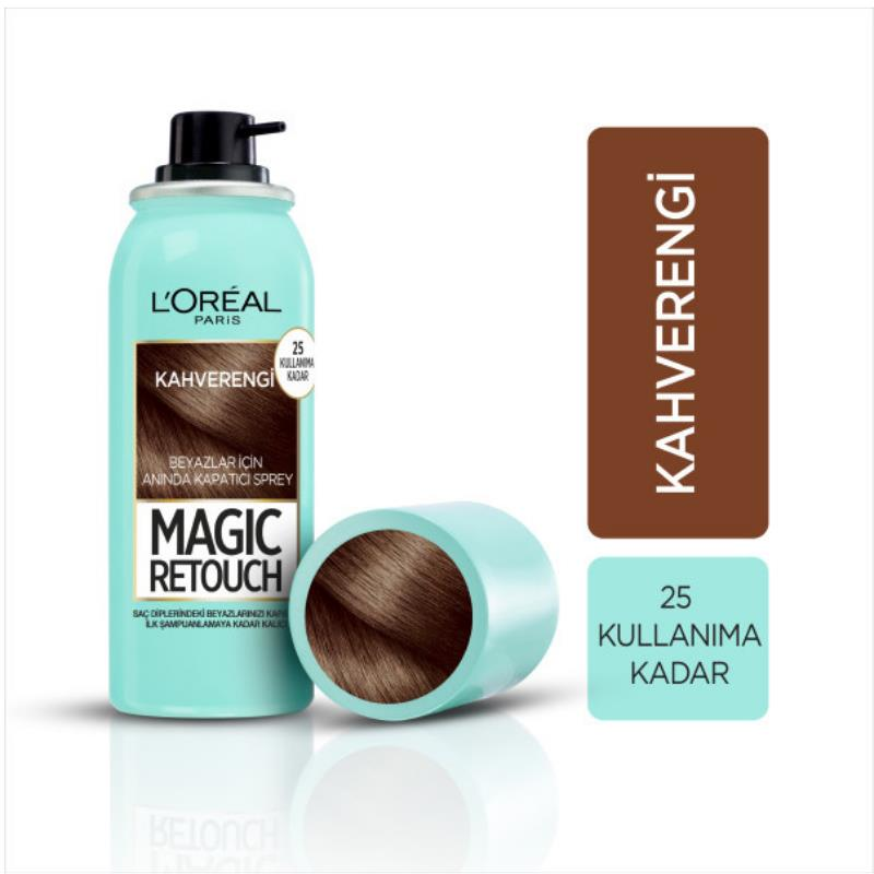 Loreal Paris Magic Retouch Sprey- Kahverengi -1