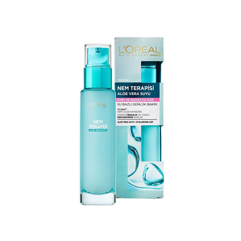 Loreal Paris Nem Terapisi Aloe Vera Suyu Kuru ve Hassas Ciltler 70 ml -1