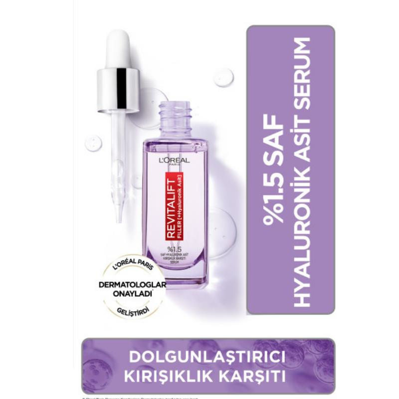 Loreal Paris Revitalift Filler %1.5 Saf Hyaluronik Asit Kırışıklık Karşıtı Serum- 30 ML -1