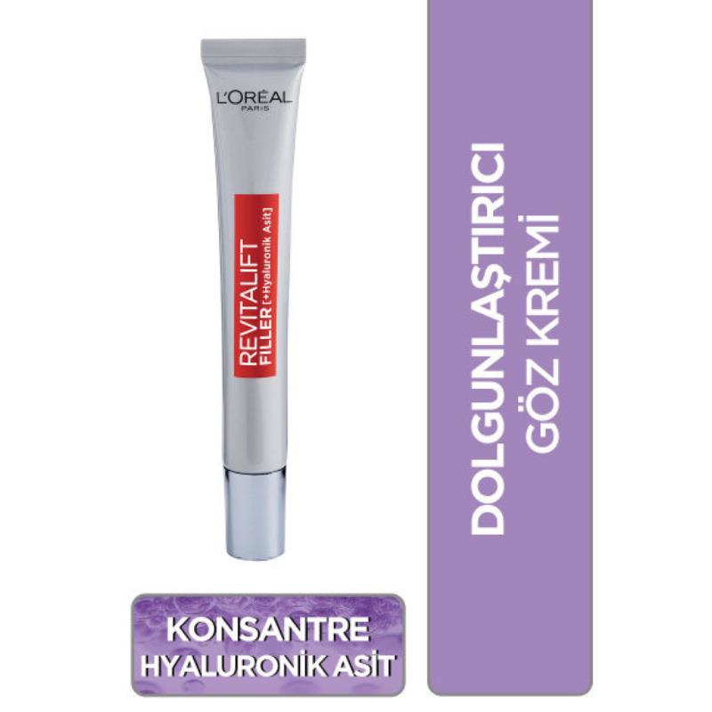 Loreal Paris Revitalift Filler Dolgunlaştırıcı Yaşlanma Karşıtı Göz Bakım Kremi 15ml -1