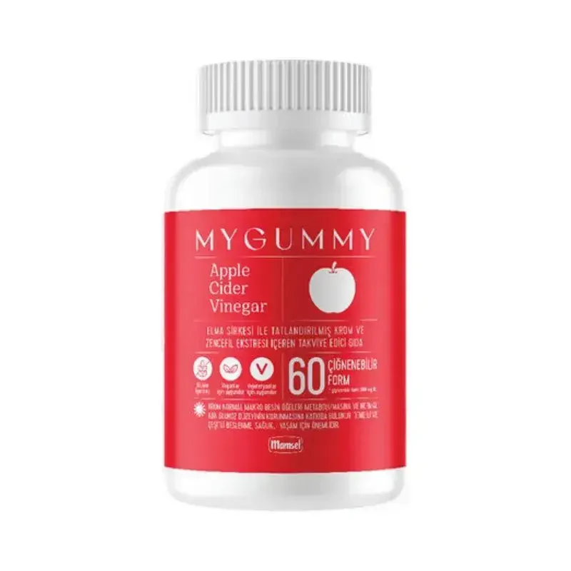 Mamsel MyGummy Apple Cider Vinegar 60 Çiğnenebilir From -1