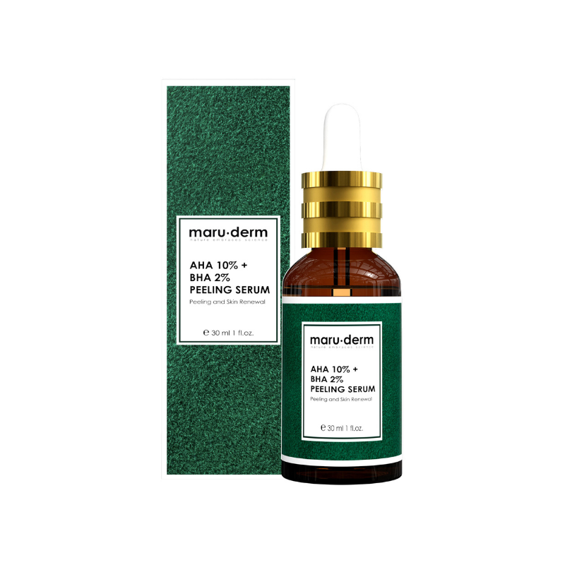 Maruderm AHA %10 + BHA %2 Peeling Maske Cilt Bakım Serumu 30 ml -1