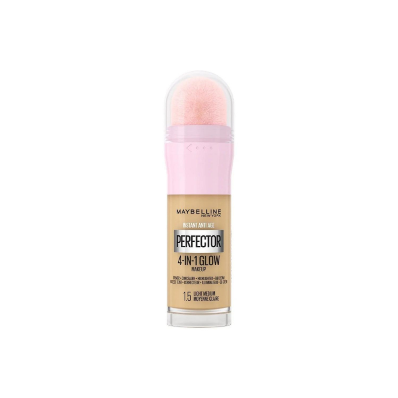 Maybelline Instant Perfector Glow 4 Etki 1 Arada Fondöten- 1.5 Light Medium -1