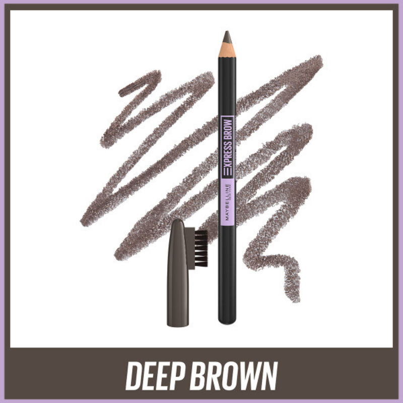 Maybelline New York Express Brow Shaping Pencil - Deep Brown -1