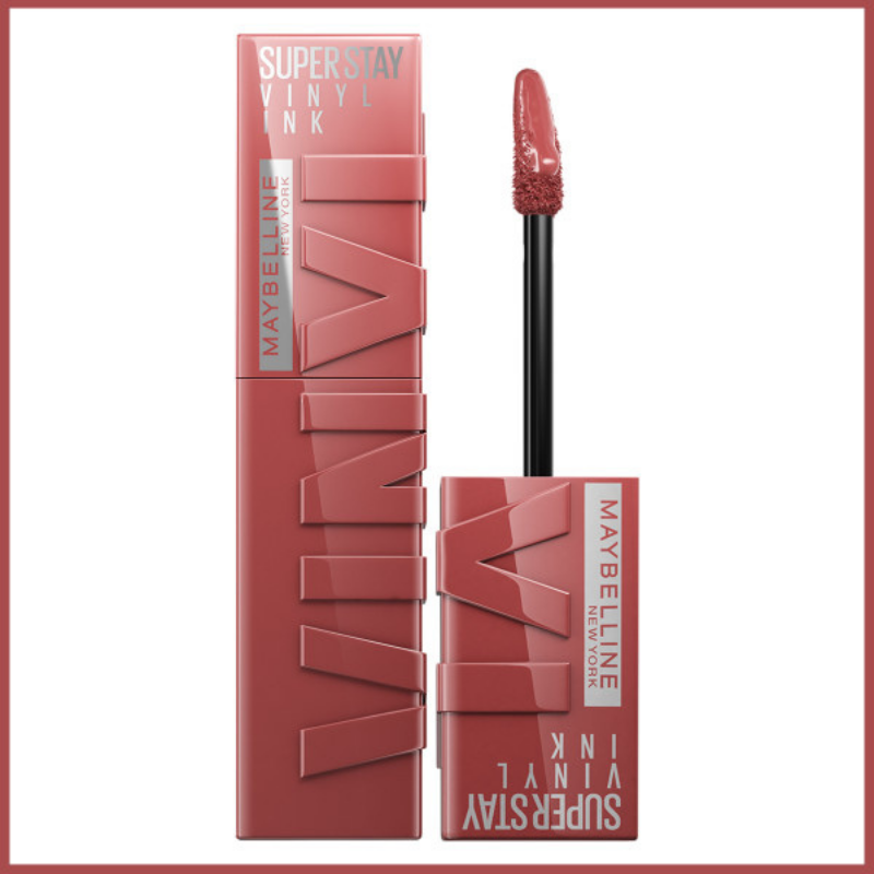 Maybelline New York Super Stay Vinyl Ink Likit Parlak Ruj - 115 Peppy -1