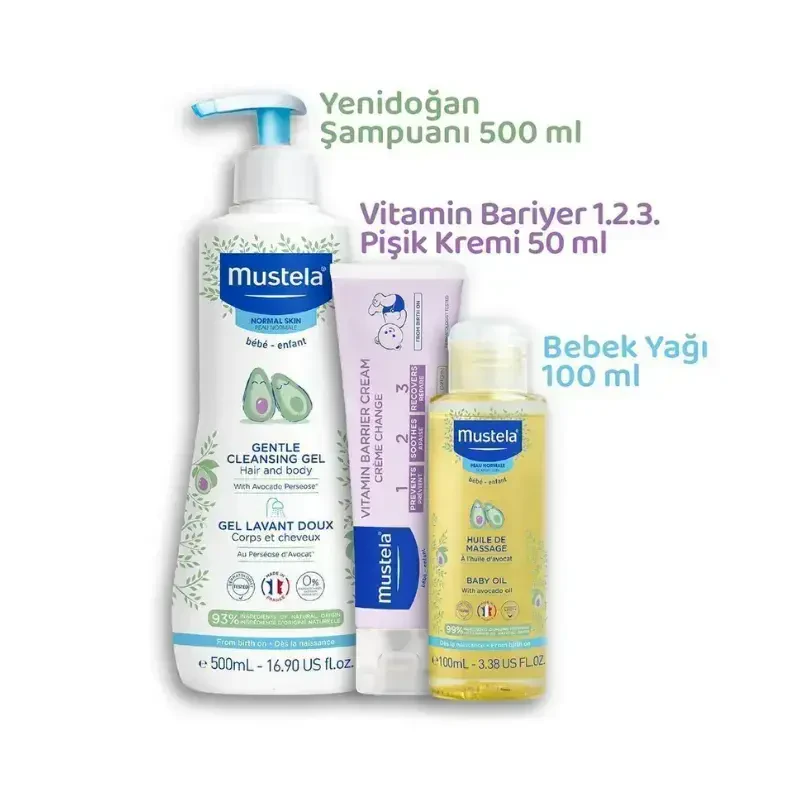 Mustela Bebek Günlük Çözüm Seti -1