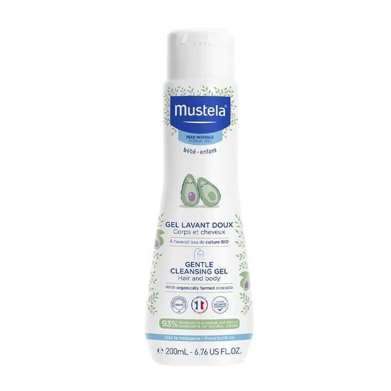 Mustela Gentle Cleansing Yenidoğan Bebek Şampuanı 200 ml -1