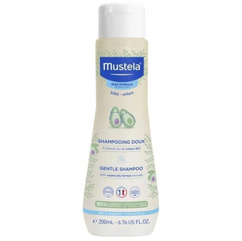 Mustela Gentle Göz Yakmayan Bebek Şampuanı 200ml -1