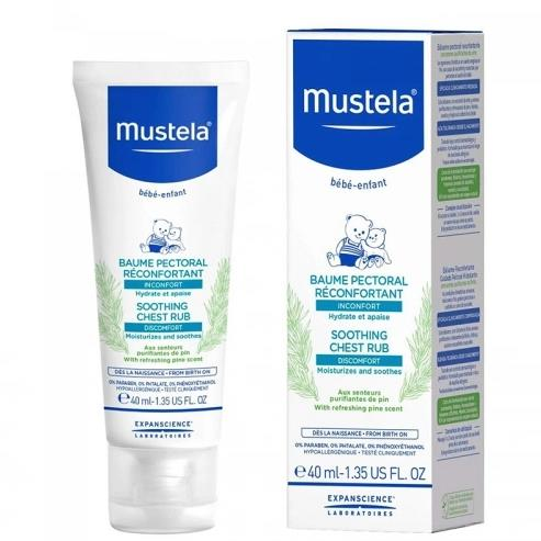 Mustela Soothing Chest Rub (Yatıştırıcı Göğüs Balsamı) 40ml -1