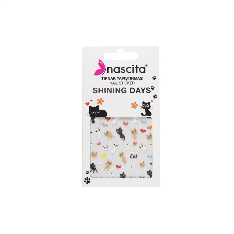 Nascita Pretty Cat Tırnak Stickerı - 24 -1