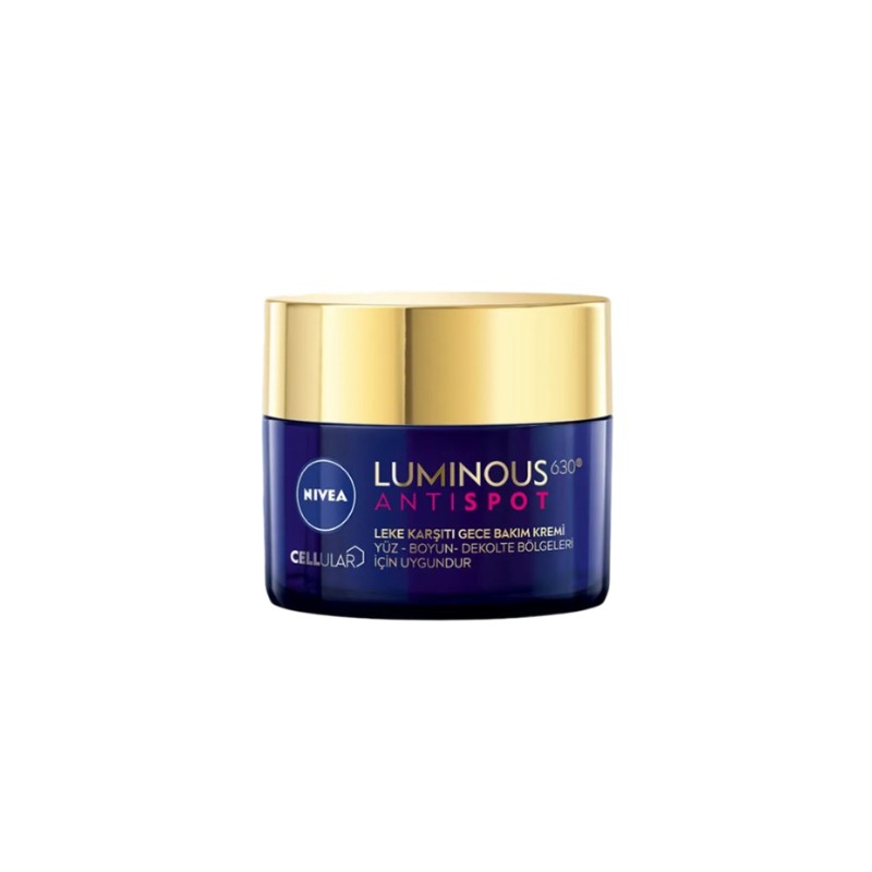 Nivea Cellular Luminous630 Antispot Leke Karşıtı Gece Bakım Kremi 50 ml -1