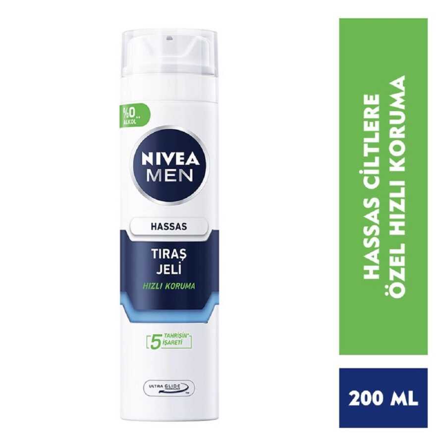 Nivea Men Hassas Tıraş Jeli 200 ml -1