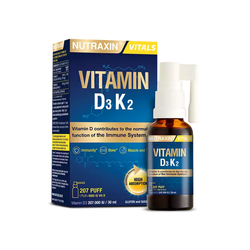 Nutraxin Vitamin D3K2 Sprey 30 ml -1