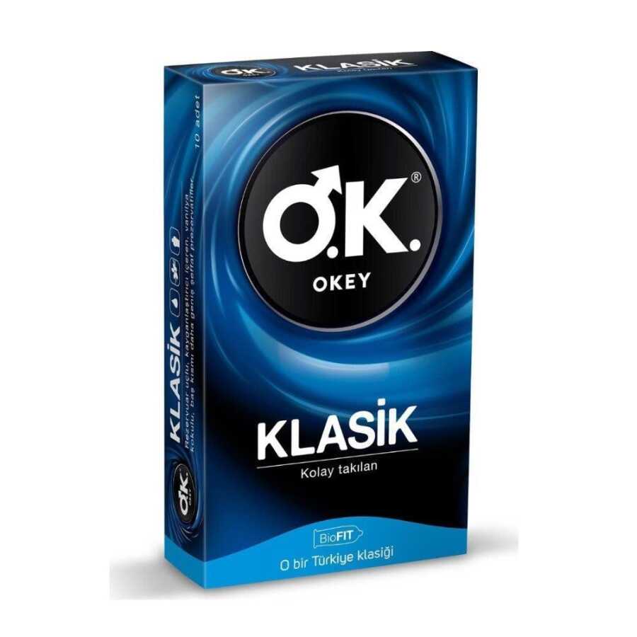 Okey Klasik 10'lu Prezervatif -1