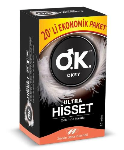 Okey Ultra Hisset 20'li Prezervatif -1